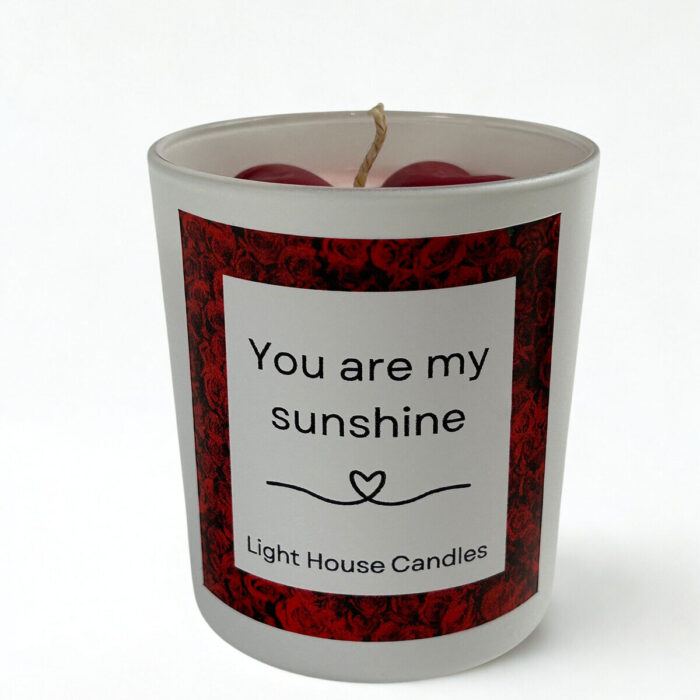 Valentine Candle “Sunshine”
