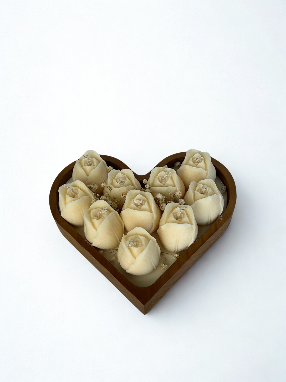 Tulip Wooden Heart - Image 3