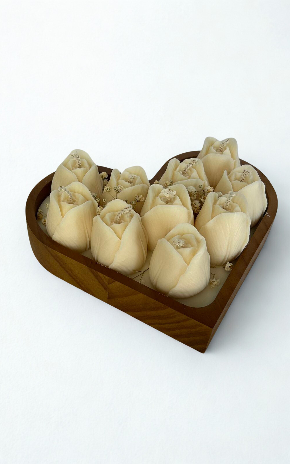 Tulip Wooden Heart - Image 2